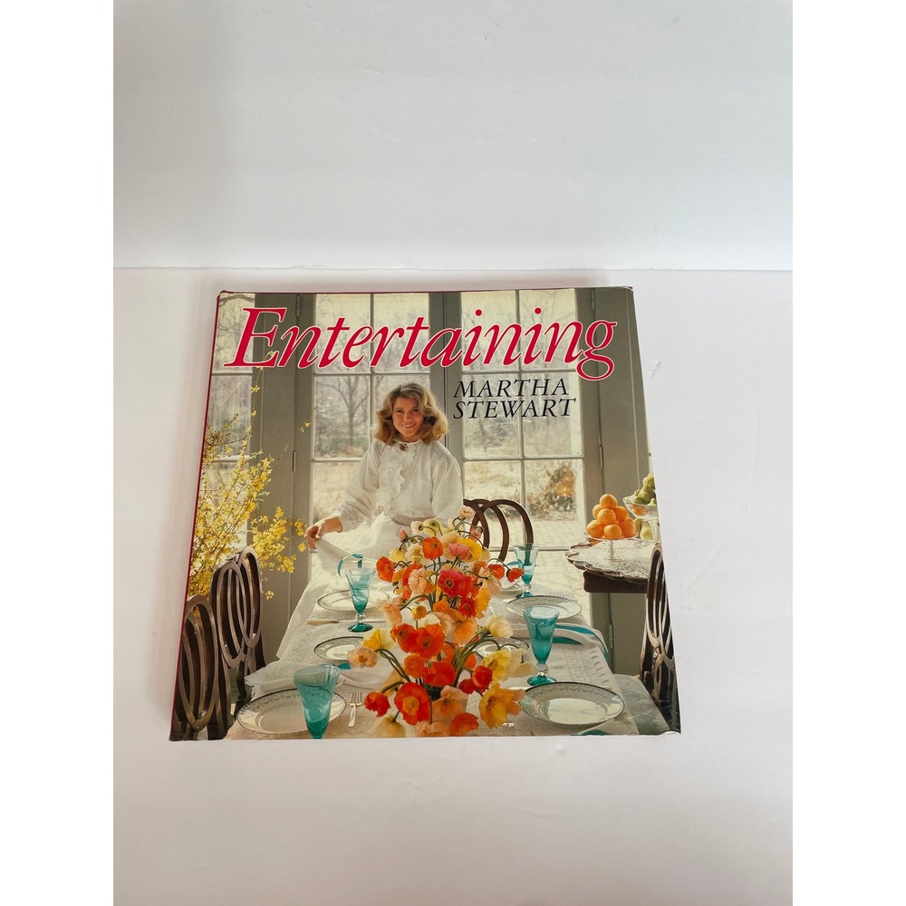 Entertaining Martha Stewart 1982 Hardcover Cookbook Vintage First Edition